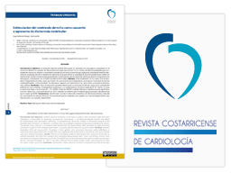 Estimulación del ventrículo derecho como causante miniature de l'article de la Revista Costaricense de Cardiología